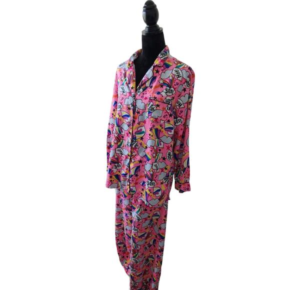 1990’s cartoon comics pop art Victoria Secret pajamas size small - Picture 3 of 11